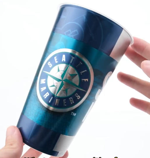 カップ用の YZY エンボステクスチャ効果ラベルを手に入れましょう