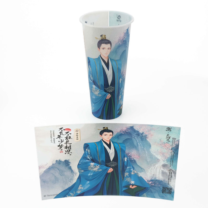 金型ラベルのコールドドリンクカップ射出成形