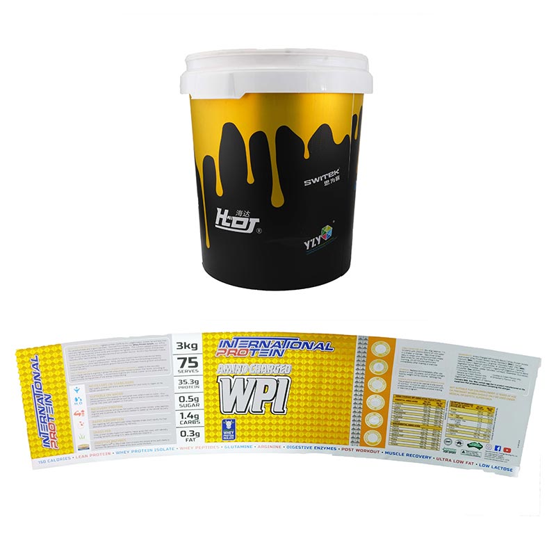 コーティング保管バケット金型内射出成形ラベル