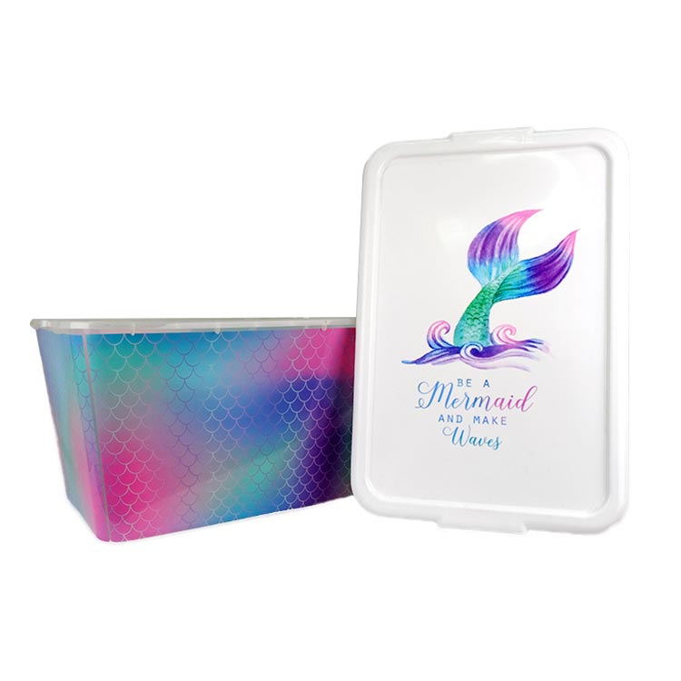 ストレージオーガナイザー 射出成形インモールドラベル